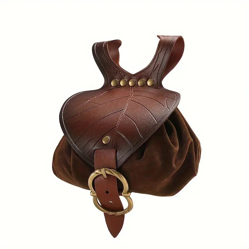 Leaf Leather Pouch